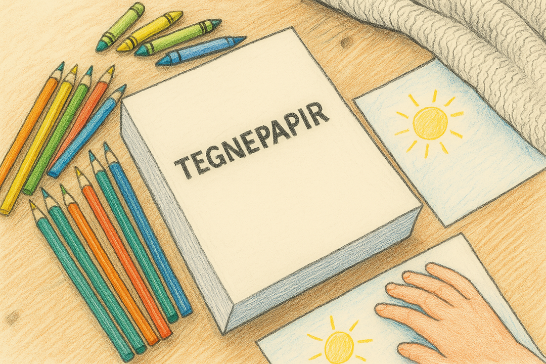 Tegnepapir A4 170g 100 - ,ark gratis frakt